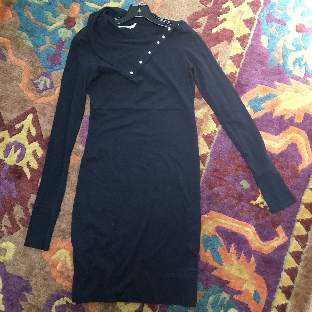 DVF long sleeve dress